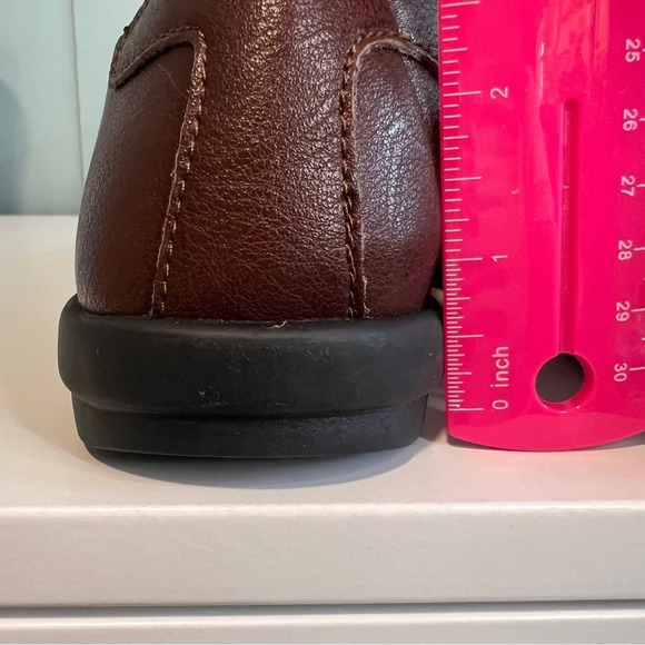 Clohoo Perforated Wine Colored Leather‎ Loafers. Size Euro 41/8. NWOT. - Picture 12 of 13